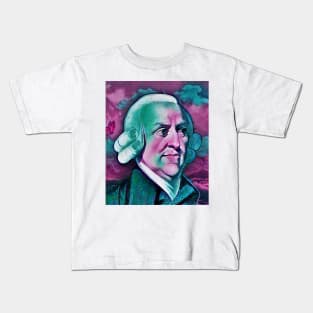 Adam Smith Portrait | Adam Smith Artwork 5 Kids T-Shirt